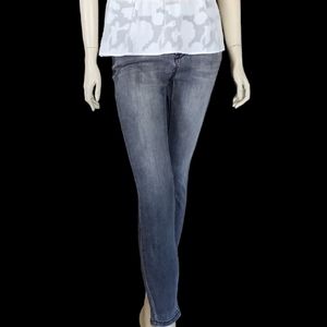 KENSIE Gray High Rise Skinny Jeans Size 6